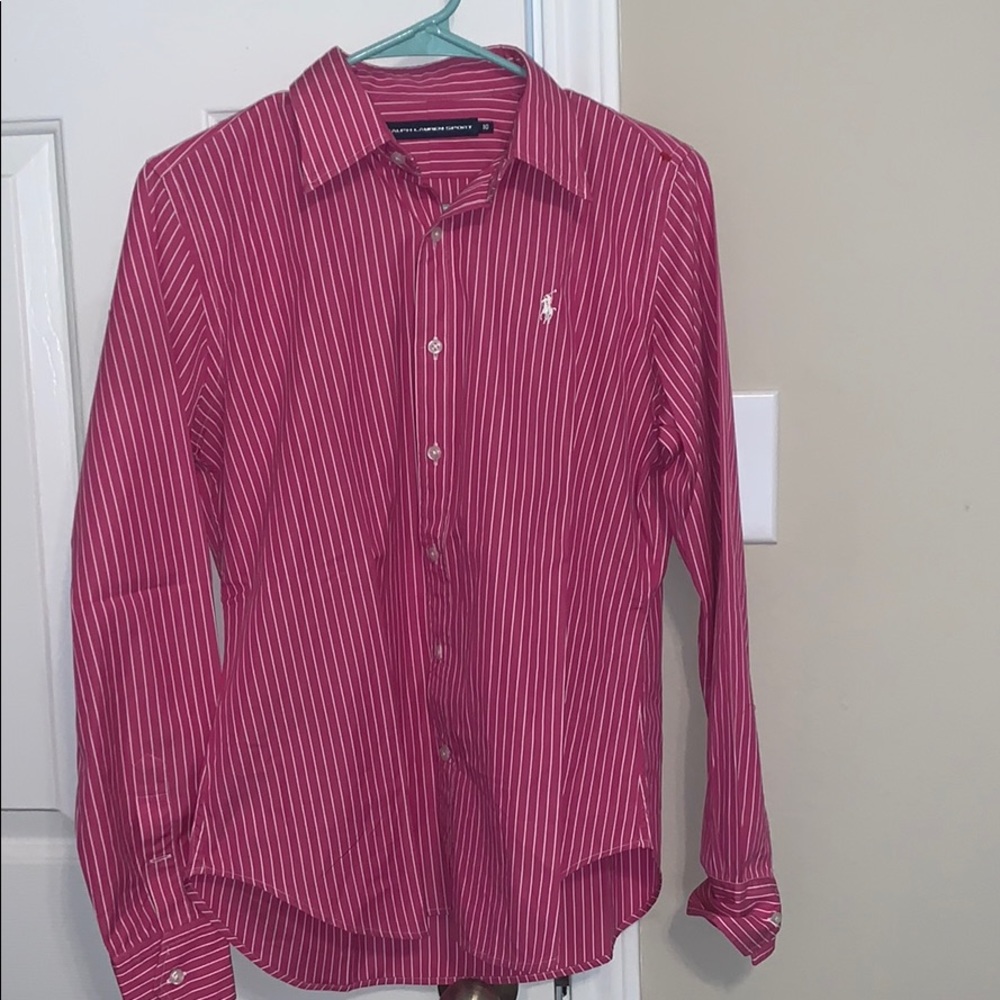 Stripped long sleeve shirt